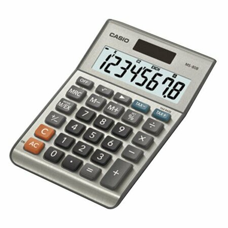 CASIO MS80B 8-Digit LCD Solar / Battery Powered Tax and Currency Calculator 328CSOMS80B